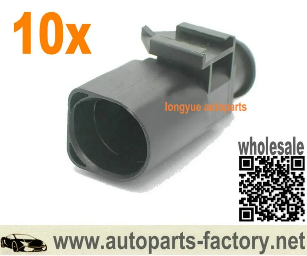 

Longyue, 10 компл., штекер датчика температуры воды 4P для VW 4B0 973 812 4B0973812, включает клеммы и уплотнения