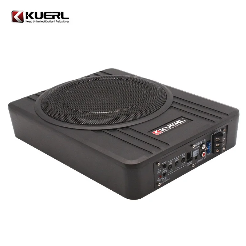 12V High-Power Aluminum Alloy Car Audio Under-Seat Speaker Modified 8-Inch Ultra-Thin Subwoofer