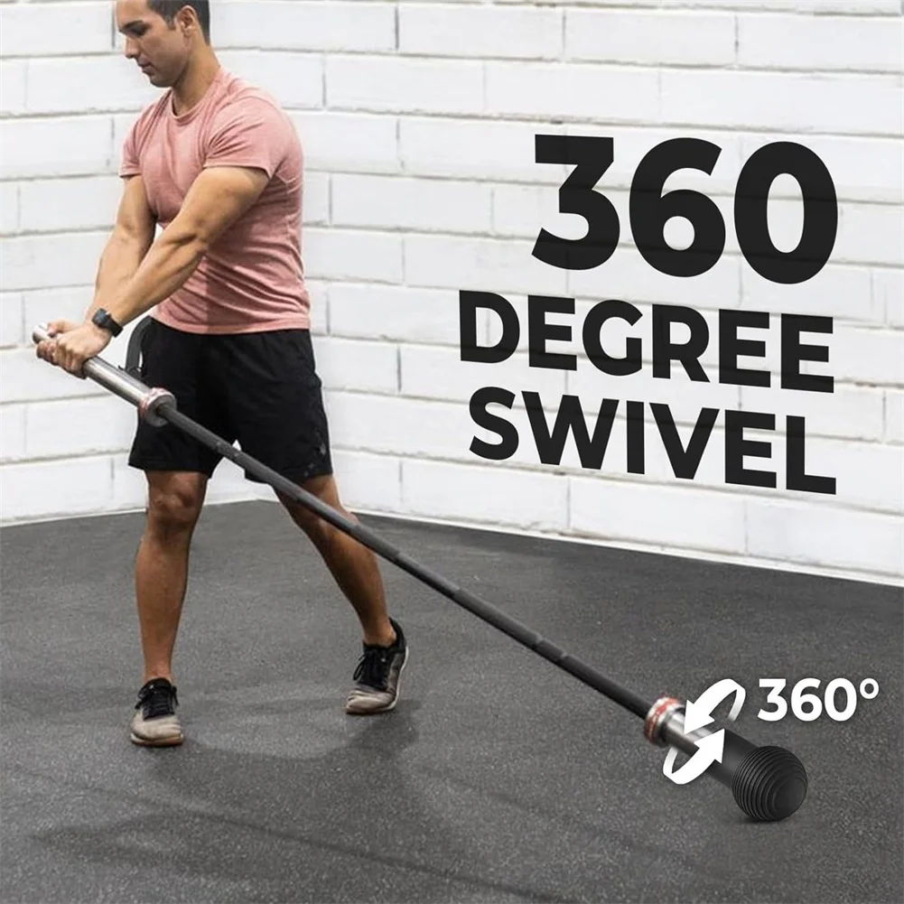 Landmine Attachment For 2-Inch Barbell Bars, 360° Rotation Barbell Bomb For Presses Rows Rotation Split Squats Lumberjacks