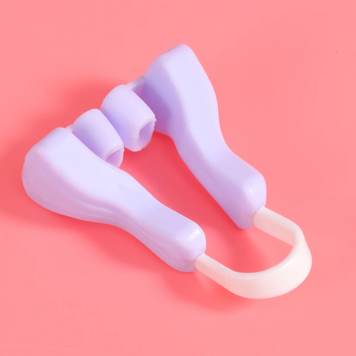 

Purple Nose Lifting Shaping Clip Silicone Straightener for Nose Bridge and Tip Lifting Beauty Tool for Women Girls No Surgery