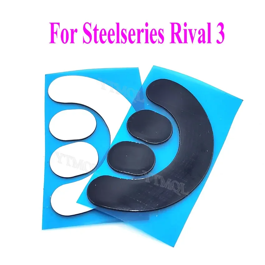1-10 Sets Hotline Games Competition Level Mouse Feet Mouse Skates for SteelSeries Rival 3 Mouse Connector