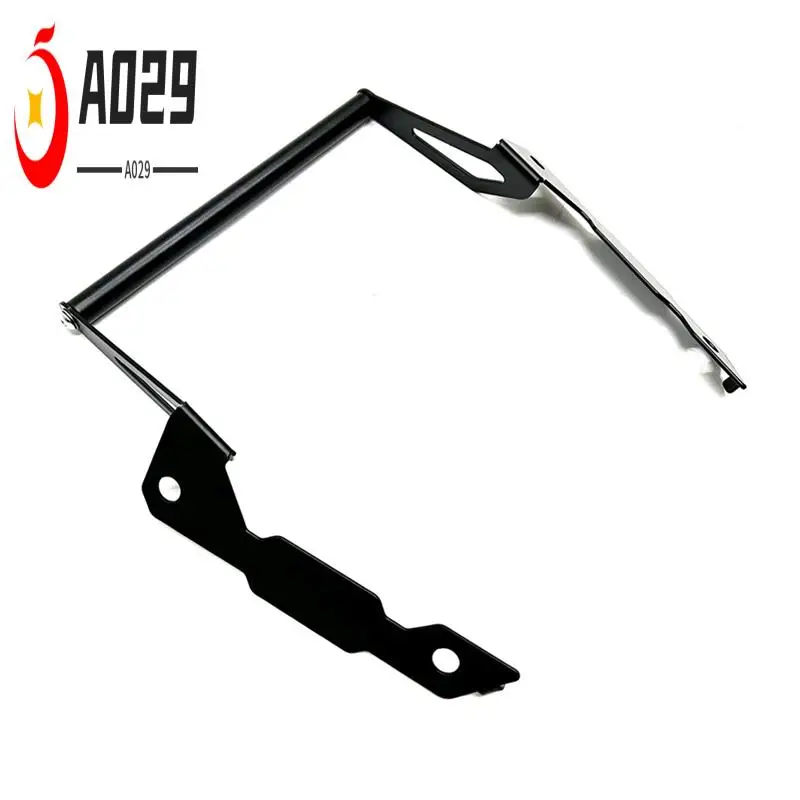 

A029-1 PCS Motorcycle Windshield Stand Holder Mobile Black Metal For Honda XL750 Transalp 2023 2024 XL 750