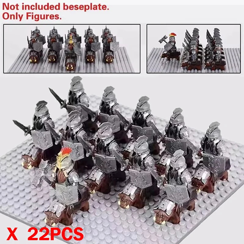 Mini Middeleeuwen Lord Ringen Middeleeuwse Dwerg Everzwijn Geit Chariot Leger Figuren Bouwstenen Bakstenen Kinderen Speelgoed Kerstcadeau