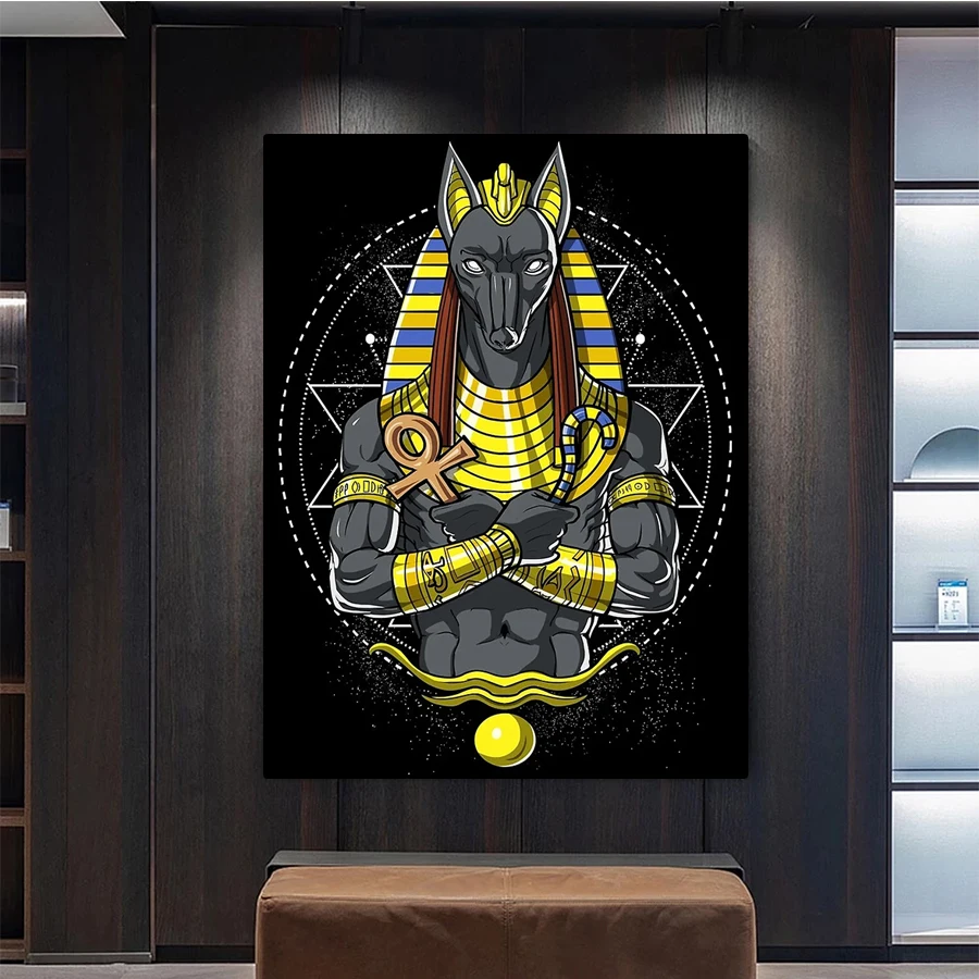 5D DIY Diamond Embroidery Picture Egyptian Gods Horus Pharaoh Diamond Painting Cross Stitch Mosaic New Arrival Wall Art