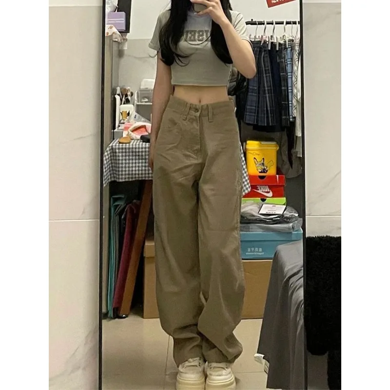 QWEEK Y2k Oversized Vintage Jeans Woman Baggy Streetwear Korean Fashion Harajuku Pants Spring Causal Sports Sweatpants Aesthetic