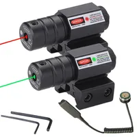 Tactical Red Green Dot Laser Sight for Picatinny and Rifle Adjustable Laser Pointer 11mm/20mm Laser Pistol Shot Gun Accessories