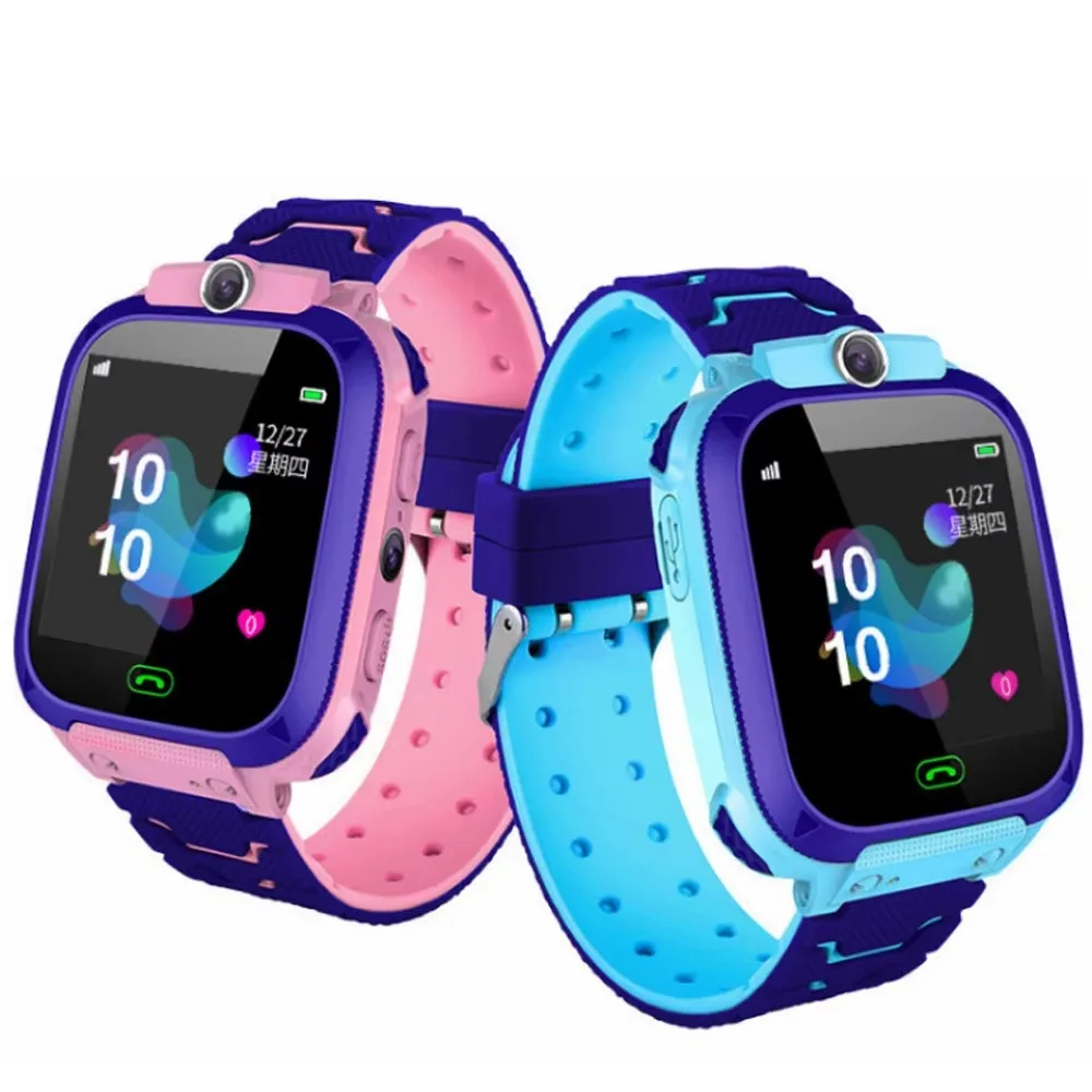 

Waterproof Q12 4G Children's Smart Watch With Positioning System Sim Card Phone Watch Multifunctional With Call, SOS, Camera