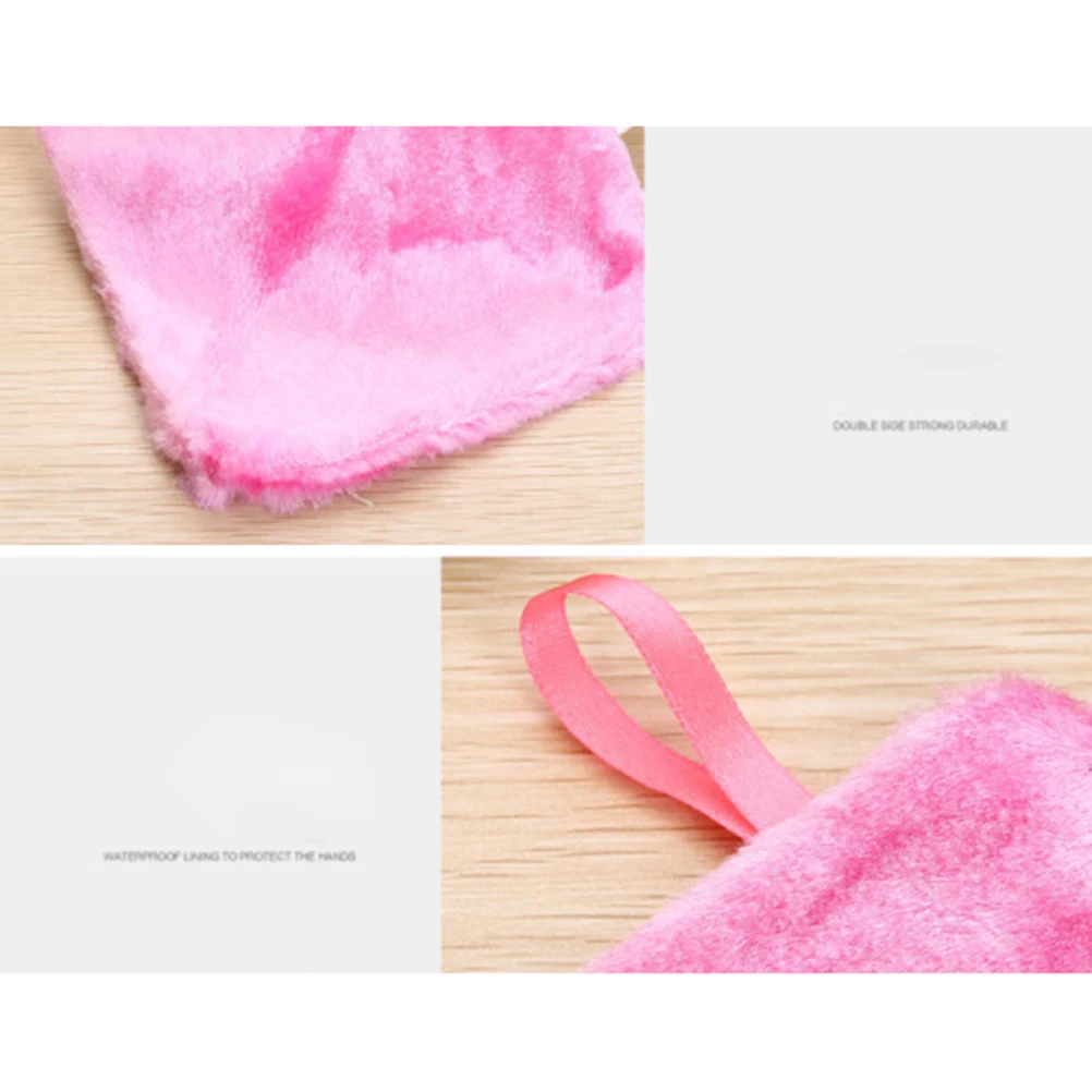 

4pcs Wood Fiber Dish Multi-purpose Cleaning Cloth for Kitchen High Water Absorbency Comfortable Eco-friendly Small Loop Design
