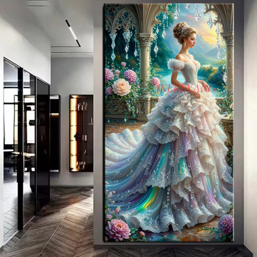 

Красивая девушка в юбке, картина «сделай сам», алмазная живопись, вышивка крестиком, полная дрель, алмазная мозаика, новая коллекция, домашний декор