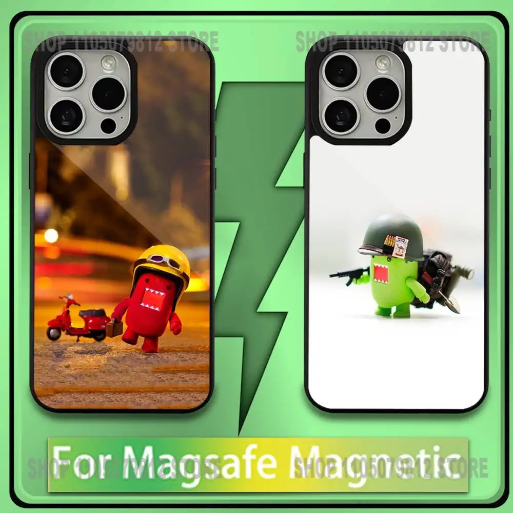 

I LOVE Domo-kun Phone Case For iPhone17,16,15,14,13,12,11,Plus,Pro,Max,Mini Soft Magesafe Magnetic Wireless Charge