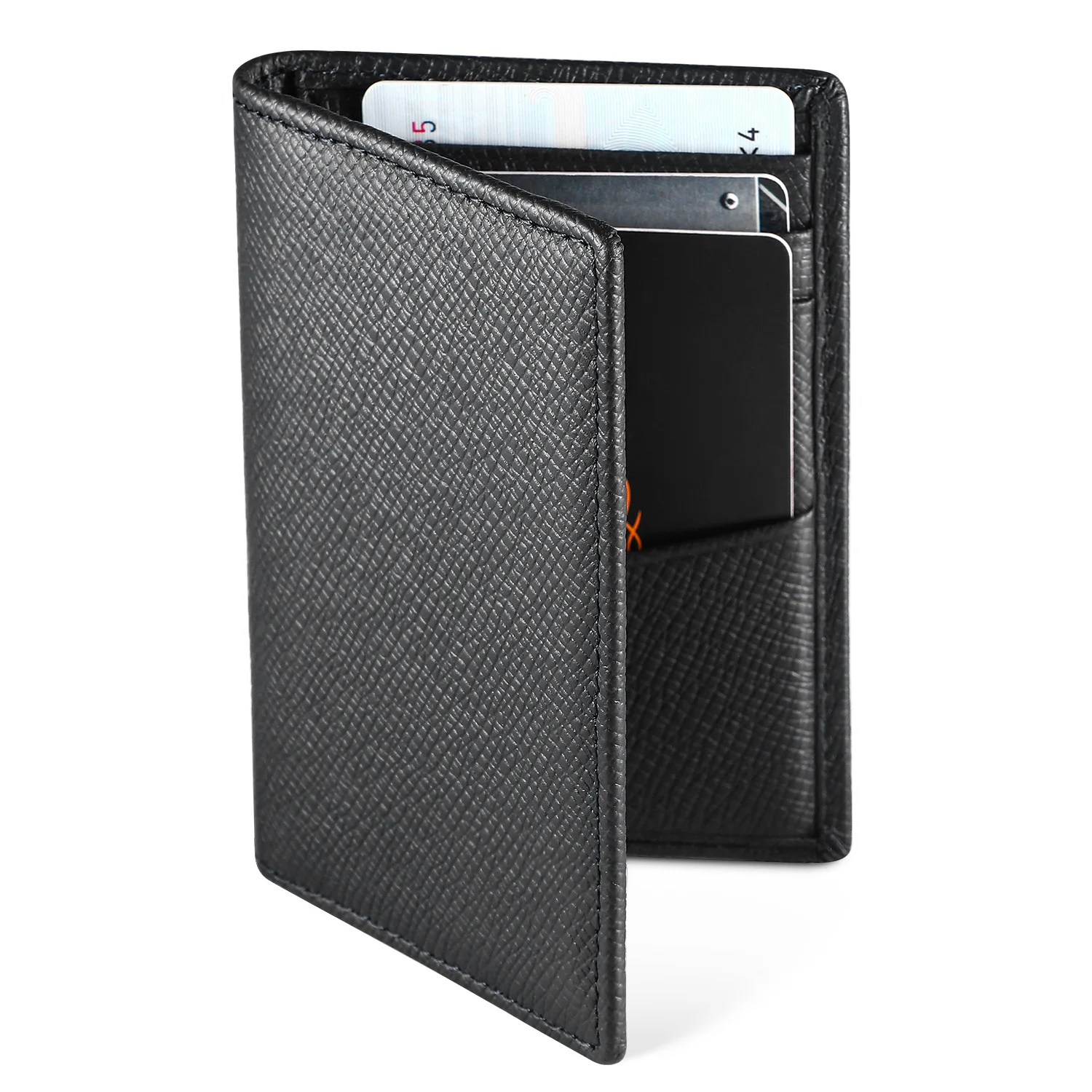 

Men's Busin Card Holder Wallet Commuter Cover Card Slot Leather Bag Simple Classic Pure Color Spring Faion 2023