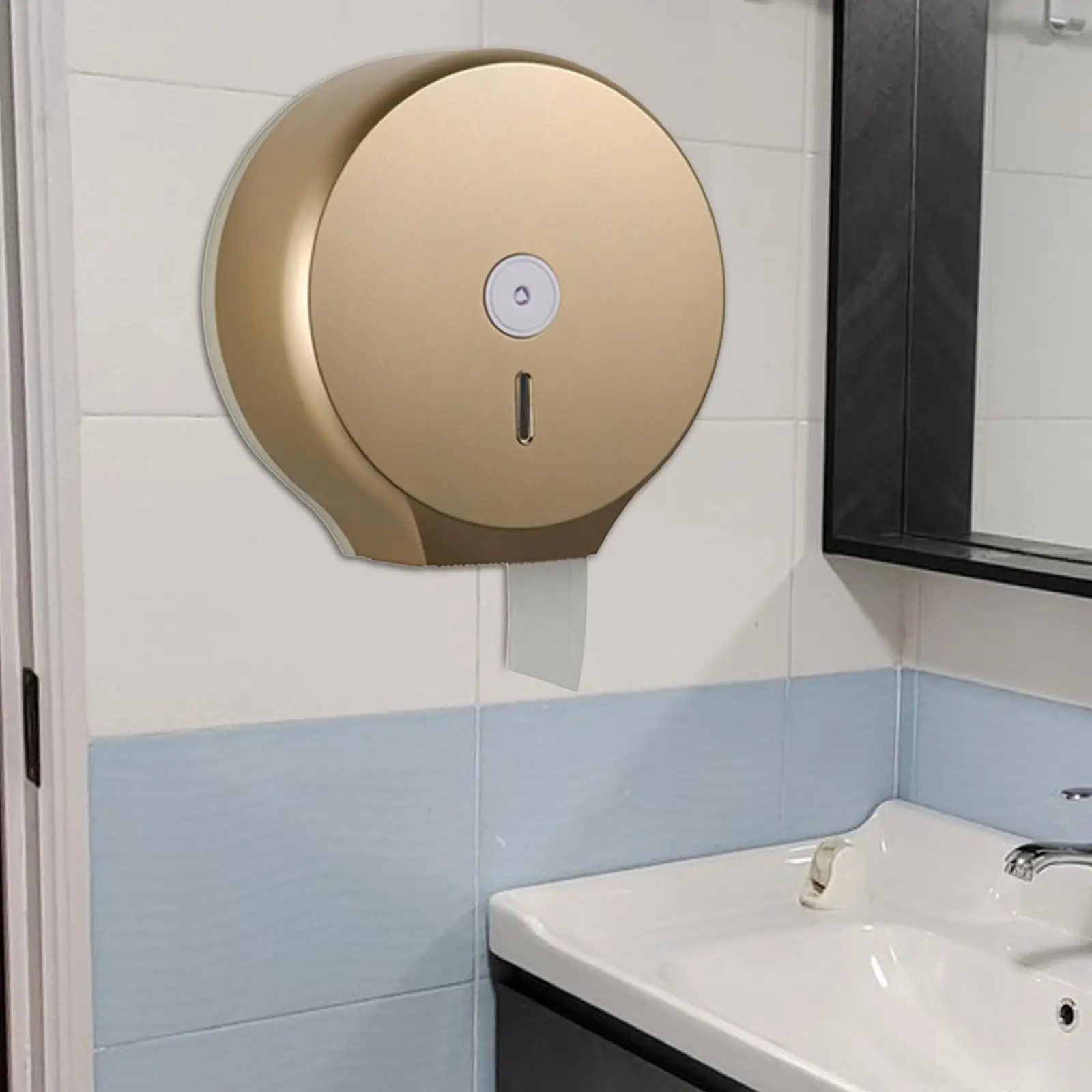 

Toilet Paper Holder Modern Tissue Roll Dispenser for Hotel Washroom Bathroom