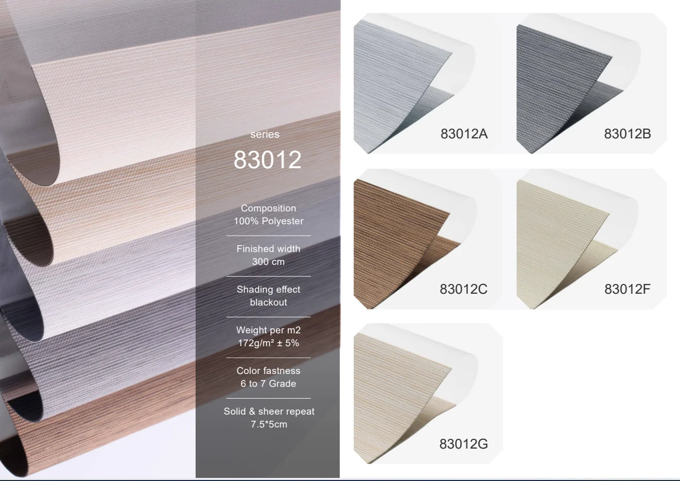 ZSTARR Modern PVC Polyester Pinhole Fabric Electric Motor Smart Built-in Blinds Shades Shutters Spring Zebra Blinds for Hotels