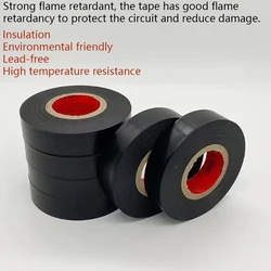 Japan 'S Originele Super Plakkerige Elektrische Waterdichte Vlamvertragende Tape Pvc Geïsoleerde Draad Tape Harnas Weefgetouw Beschermingstape