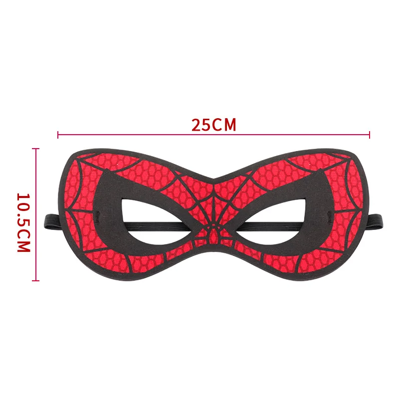 Kids Superhero Spider-Man Mask + Wrist Guard Set for Boys Girls Halloween Dress Up Prom Party Spider Cosplay Suit Accessories