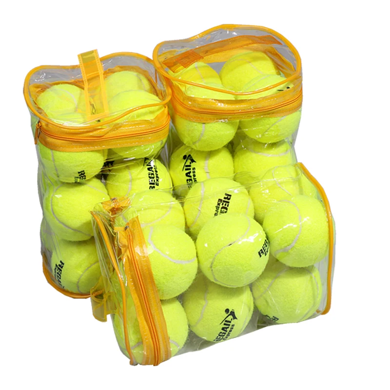 EXP 12PCS Primary Practice Tennis 1 Meter Stretch Training Tennis Match Training High Flexibility Chemical Fiber Tennis Balls