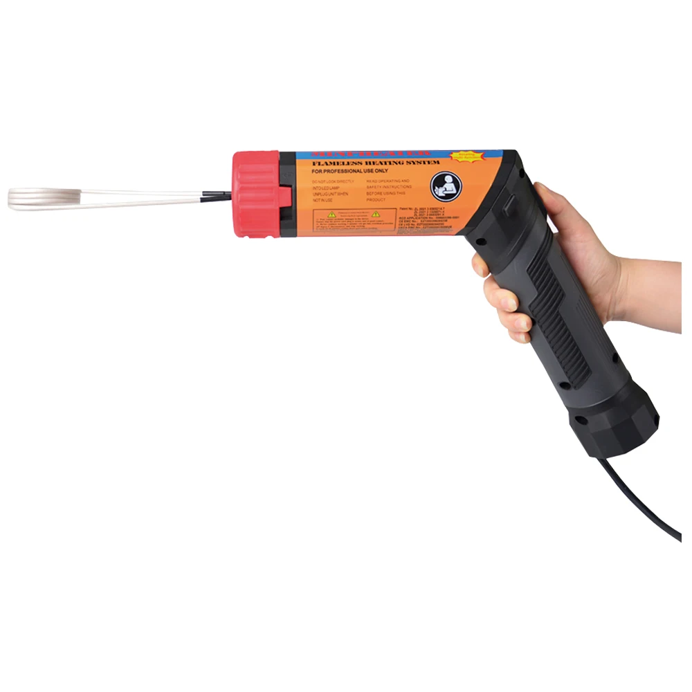 1100W Mini Induction Heater Kit With 8 Coils 110V/220V Portable Hand-Held Nut Heating Equipment Flameless Removal Tool Set