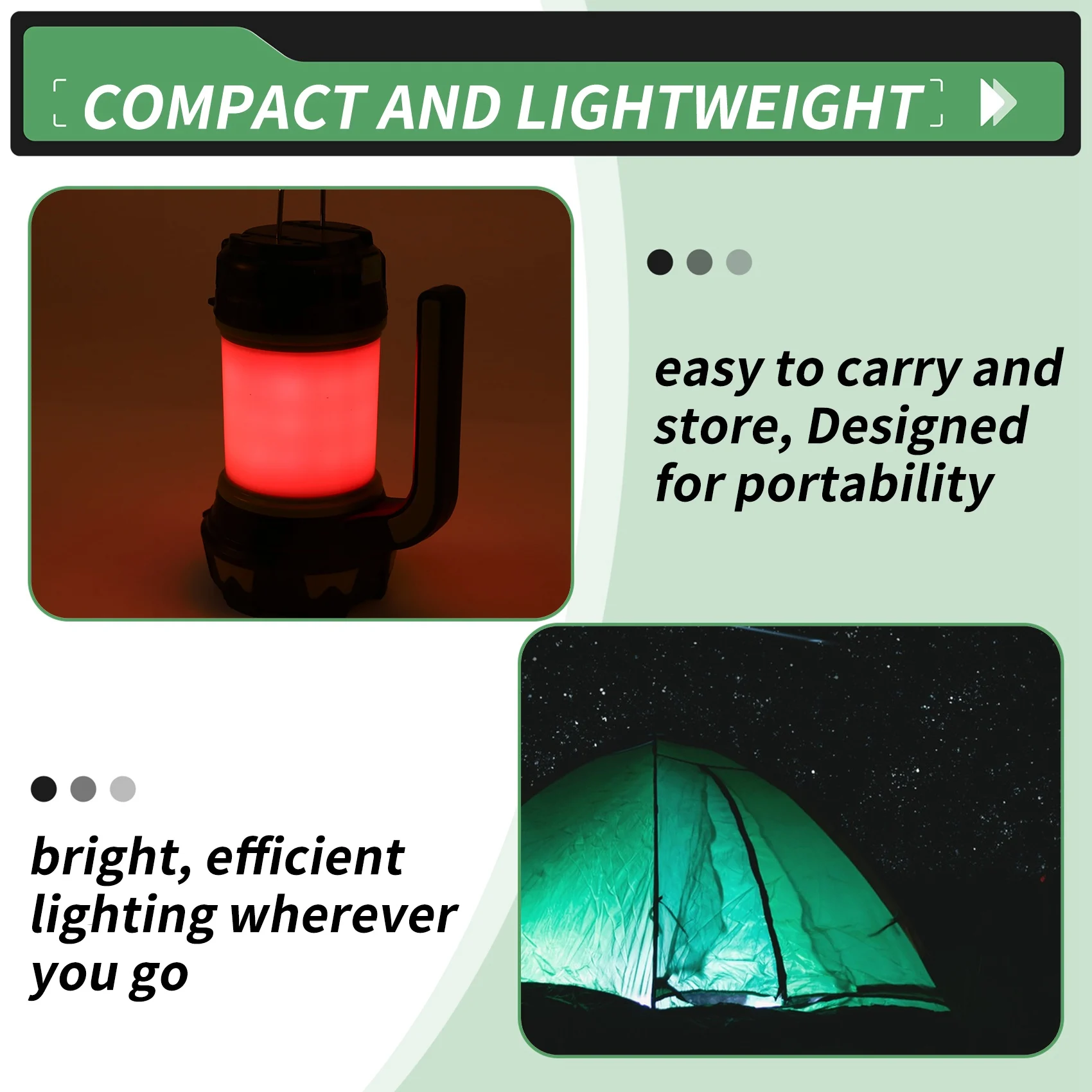 

YHOLI-LED Lantern Camping Flashlight Rechargeable Waterproof Searchlight Outdoor Emergency Multi-Function Searchlight