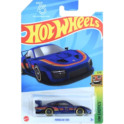 Original Hot Wheels Car 23N Case Boys Toys for Children Diecast 1/64 Coche Bugatti Bdlide Corvette Porsche 935 Lamborghini Gift