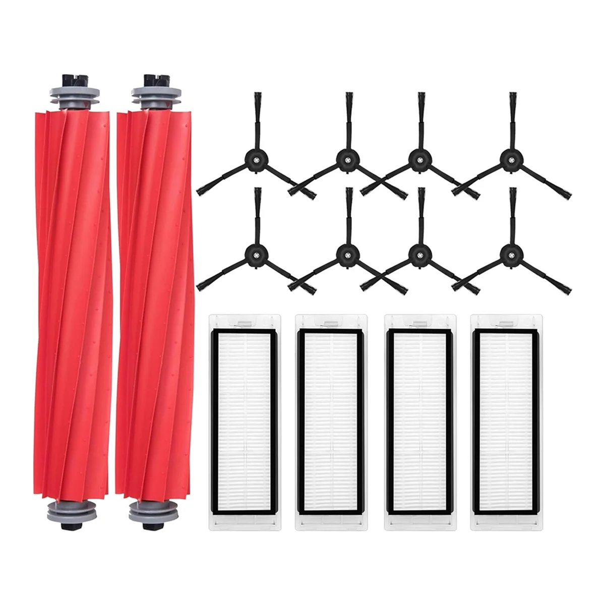 Replacement Accessories Kit Compatible for Q5 Q5+ Q5 Plus Vacuum Cleaner,Main Brush,Hepa Filters,Side Brushes