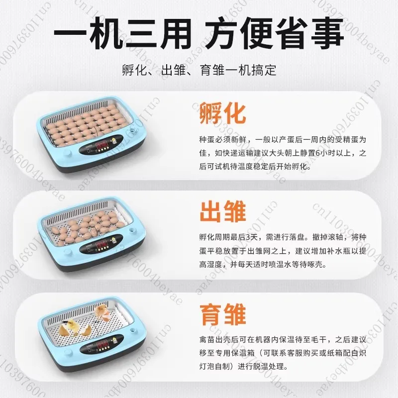 Waterbed Duck Goose Chicken Egg Incubator Egg Small Household Fully Automatic Intelligent
