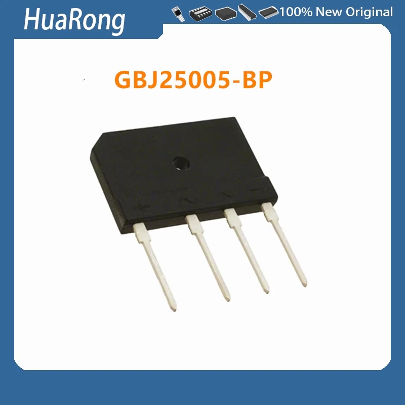 5Pcs/Lot GBJ25005-BP GBJ25005 ZIP-4