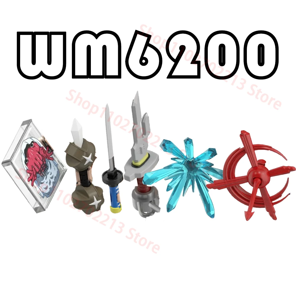 WM6200 Fushiguro Toji Building Blocks Sukuna Parts Weapon Action Figures Toys For Children WM2851 WM2855 WM2852 WM2856