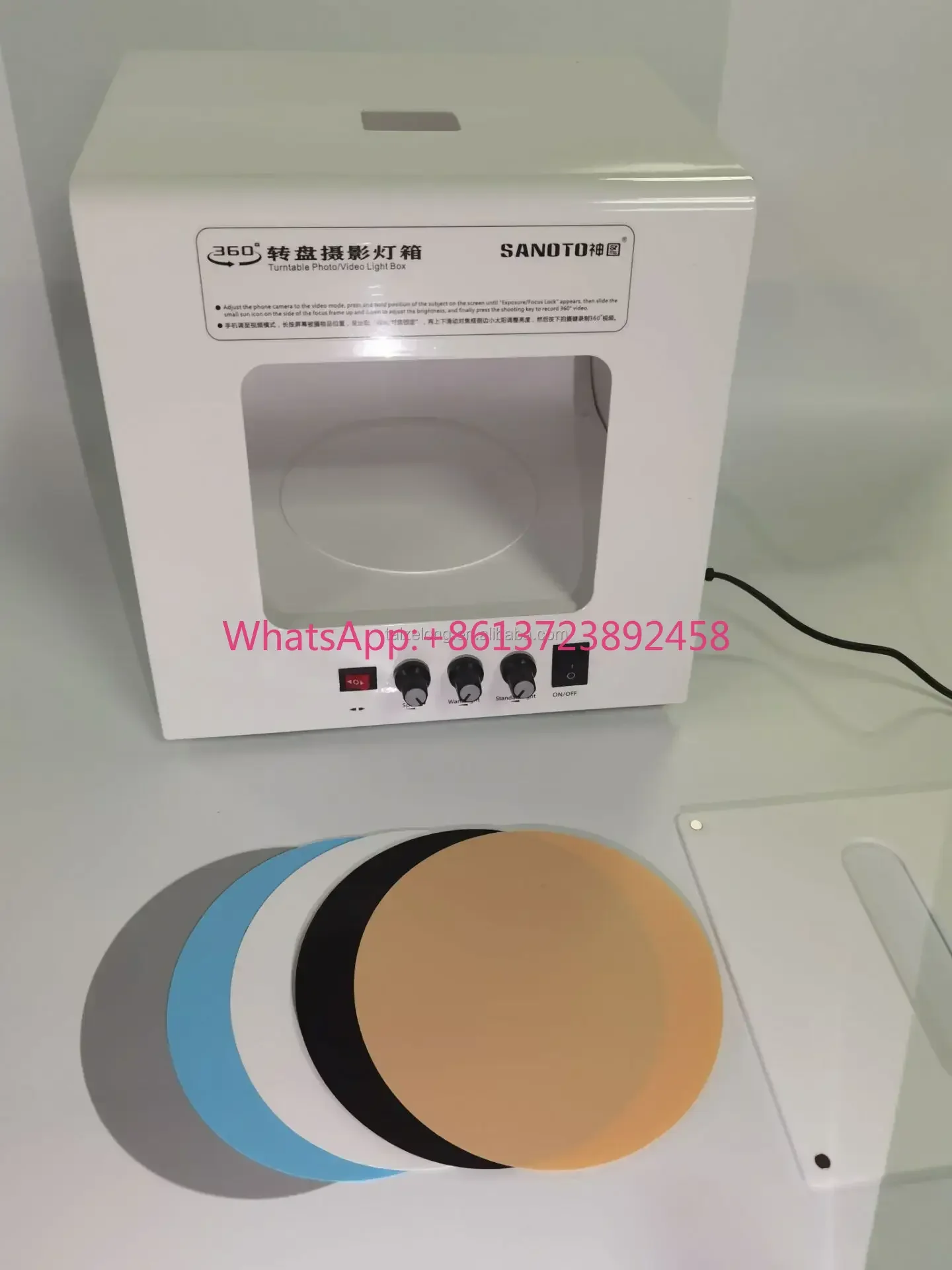 Sell SANOTO TB-20 TB30 Photo Studio Photography Light Box Soft Box Built in Rotating Turntable Jewelry Photography Video 3D Scan