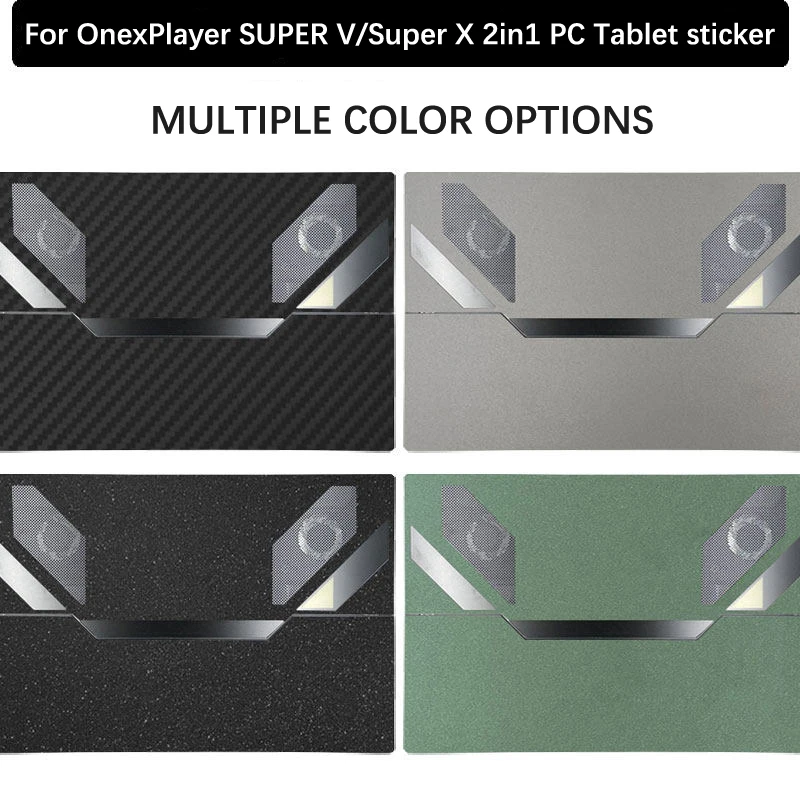 Pre-cut 1x Top+1x Around keyboard+1xBottom Skin Sticker Cover For OnexPlayer SUPER V / Super X 2 in 1 PC Tablet sticker