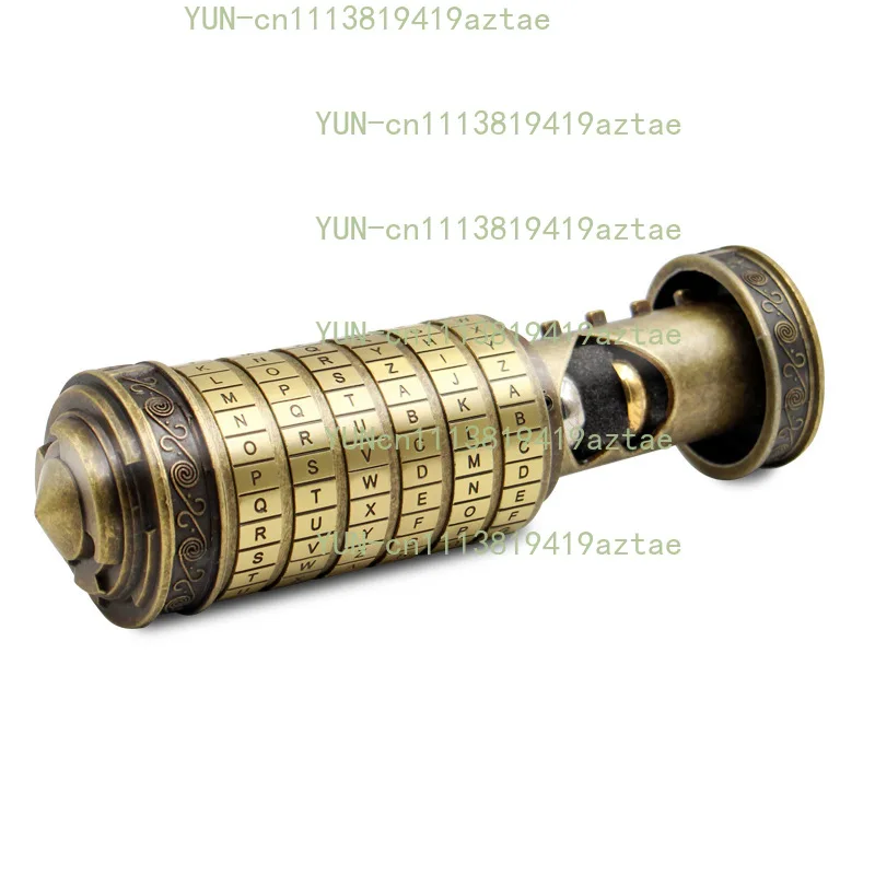 1PCS  Hot Code Toys Metal Cryptex Locks Wedding Gifts Valentine's Day Gift Letter Password Escape Room Props Gift