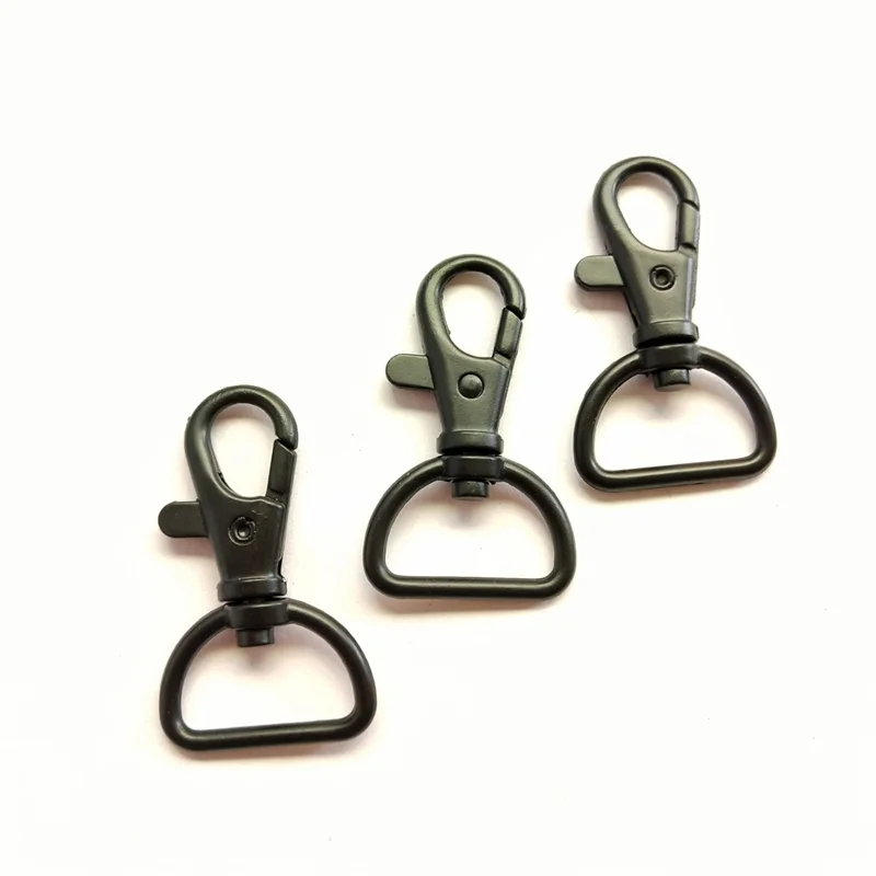 

20mm/25mm Metal Lobster Clasps Bag Strap Swivel Trigger Buckles DIY Clip Snap Hook Webbing Hanger Keychain Hooks