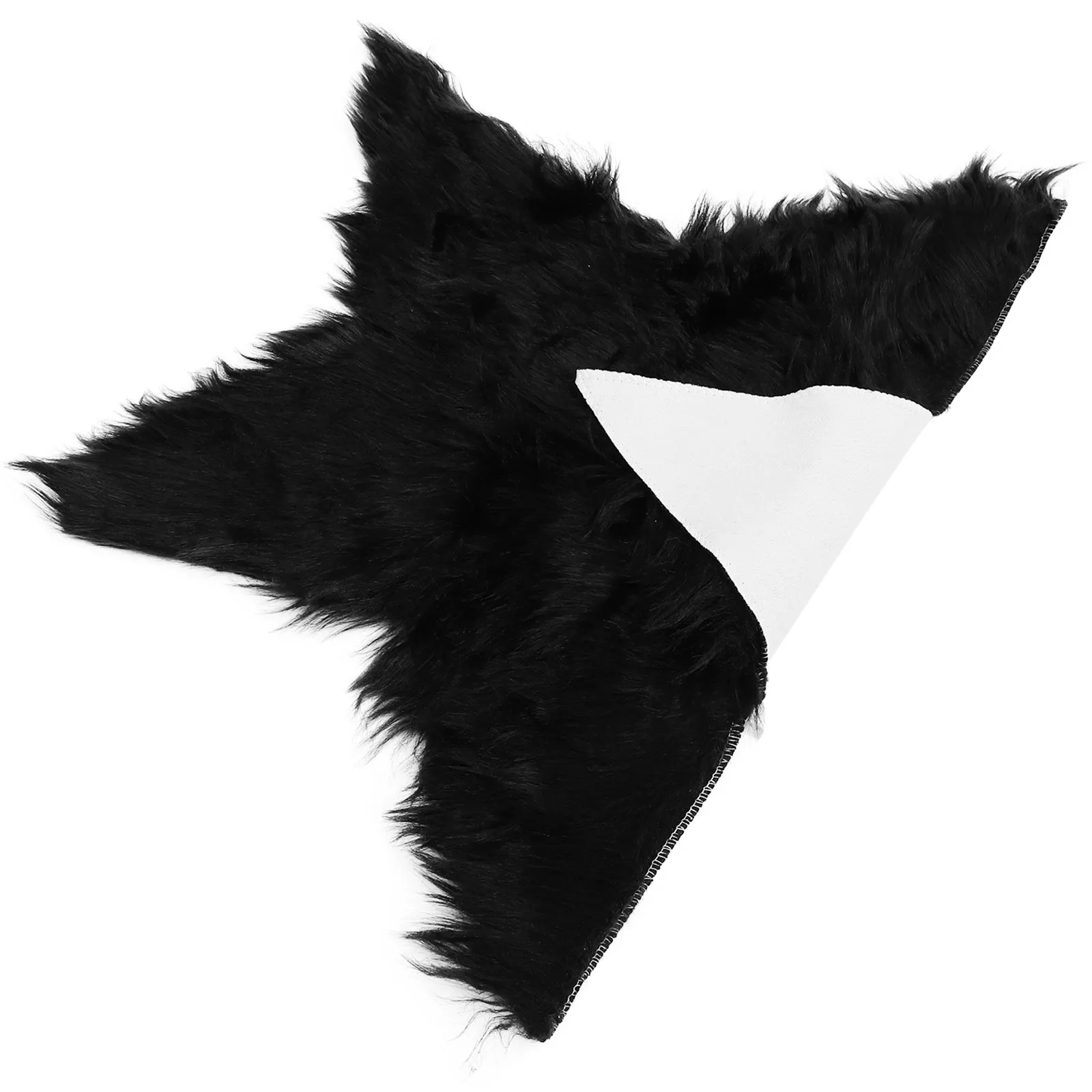 Star Shaped Soft Comfortable Floor Mat Non Slip Backing Machine Washable Modern Home Decor Rug for Living Room Bedroom Kitchen