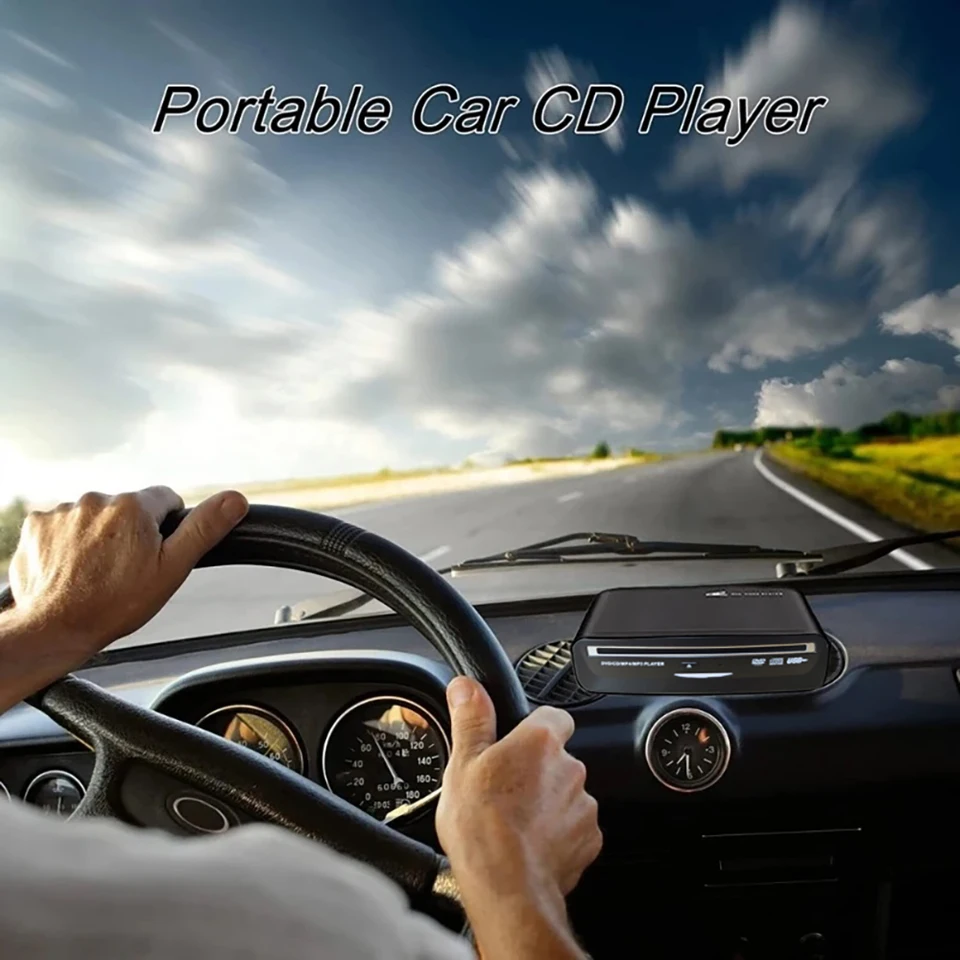 Tesla外部カーcdプレーヤー,USBコネクタ付きポータブルCDプレーヤー