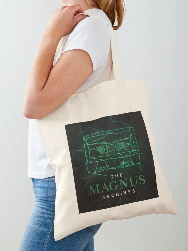 

The Magnus Archives Logo (Season 5) (Square Block Logo) Tote Bag Handbags tote bag screen custom tote bag
