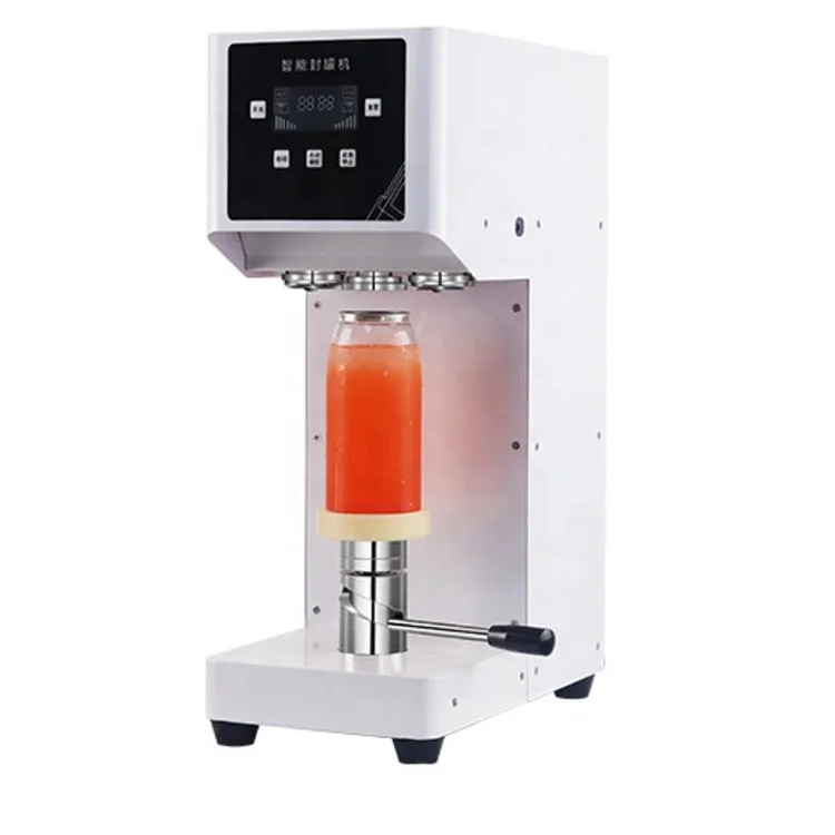 

Automatic Portable Plastic Aluminum Can Sealer Bubble Tea Tin Can Sealing Machine 110V 220V for Sale