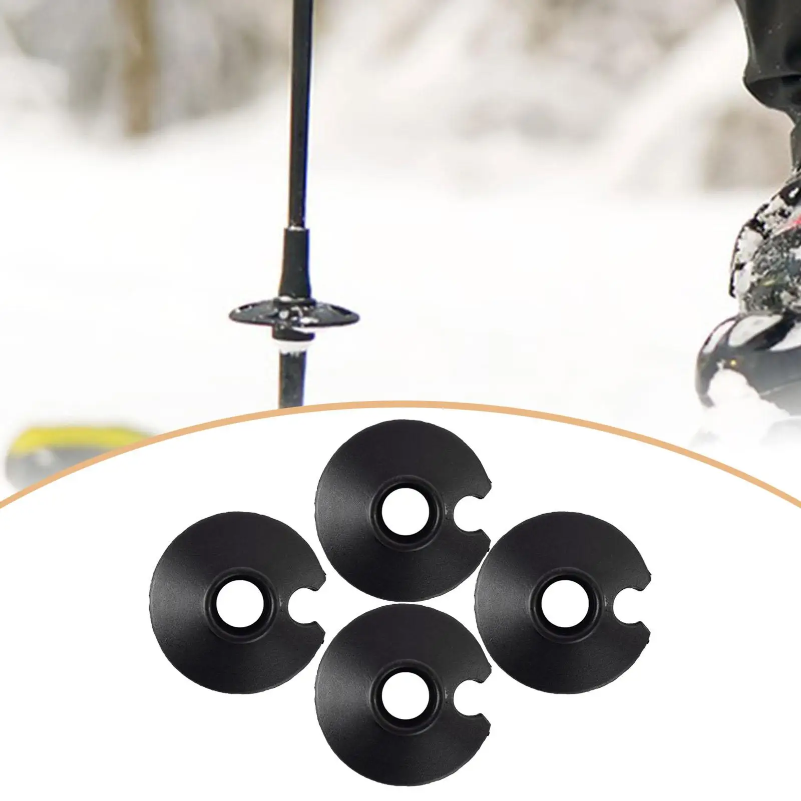 

Skiing Tools Hiking Poles Basket ABS Spare Parts for Enhanced Stability and Ski Accessories