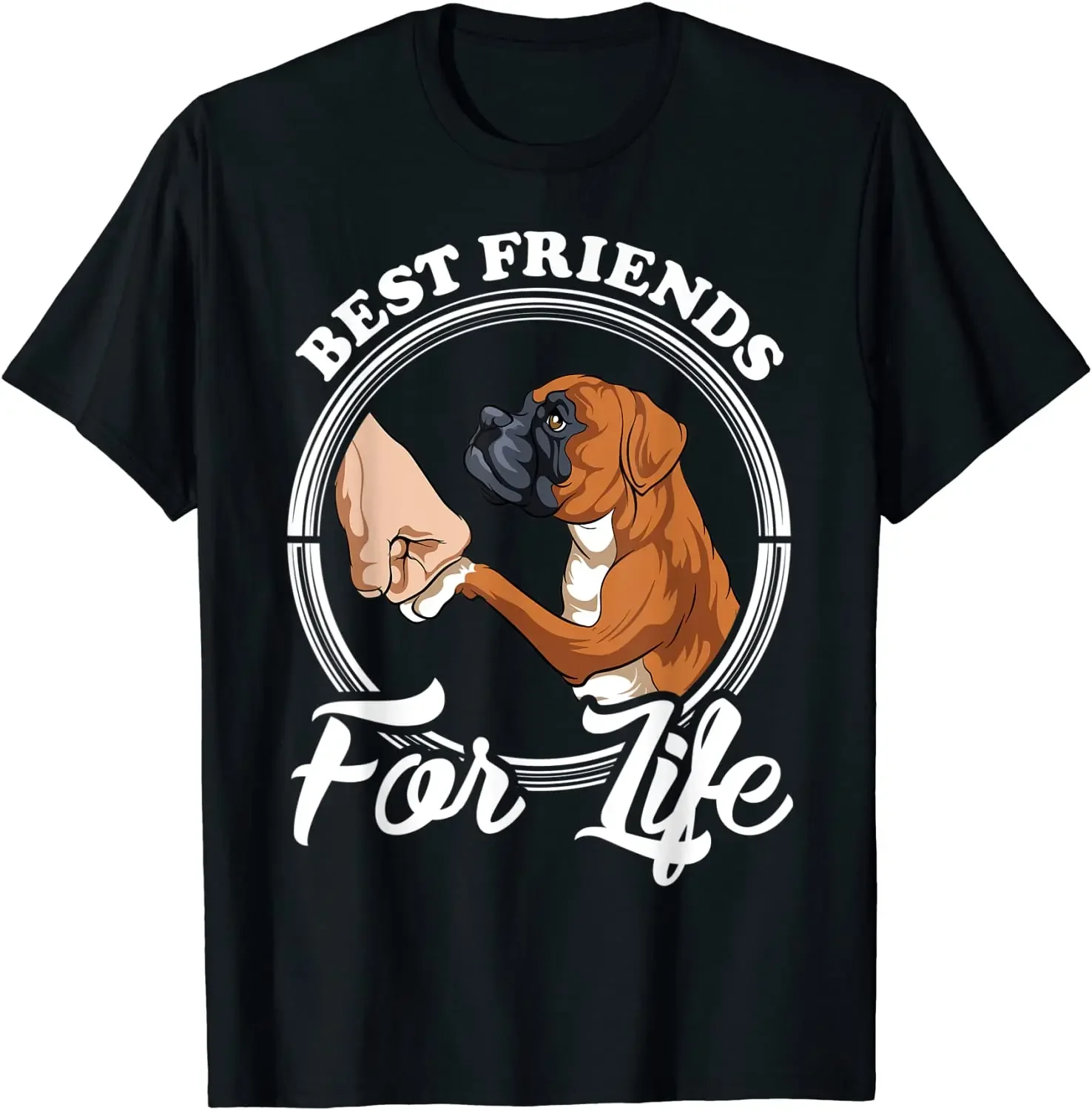 Funny Boxer Dog Shirt Boxer Dog Lovers Gift T-Shirt 100% Cotton O-Neck Short Sleeve Casual Mens T-shirt Size S-3XL