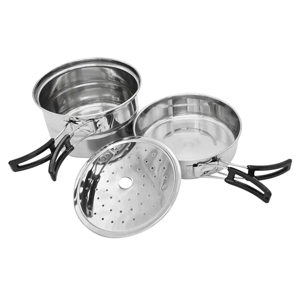 Non-stick Stainless Steel Cookware, Soup Pot, Frying Pan And Steamer