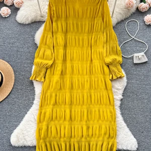 7 Main Sales Women's Yellow Dress - №2