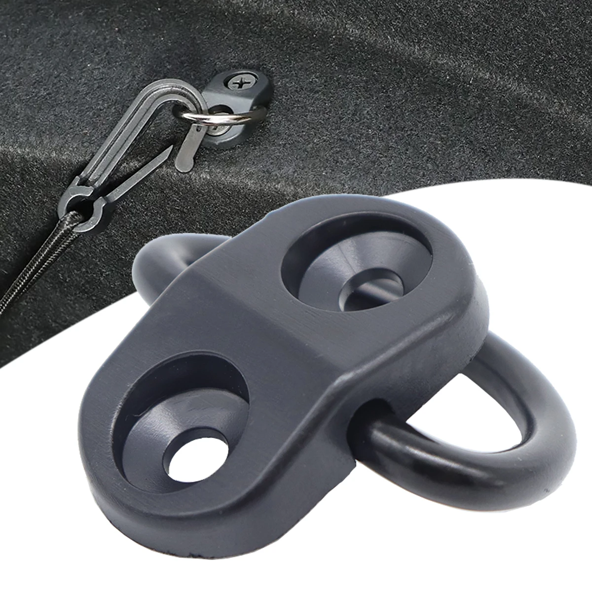 4set Cargo Net Floor Hook Accessories Rear Trunk Boot Cargo Floor Net Tie Down Hook Ring Loop Hanging Flat Screen Net Fixing Kit