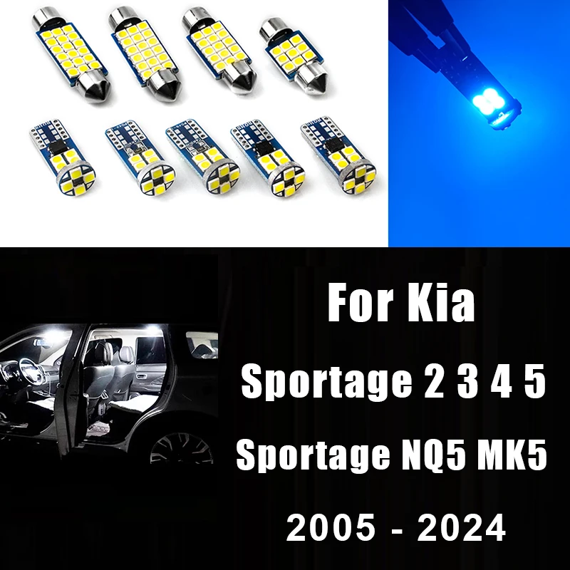 Car LED Light For Kia Sportage 2 3 4 5 NQ5 MK5 QL 2005 - 2013 2014 2015 2016 2017 2018 2019 2020 2021 2022 2023 2024 Accessories