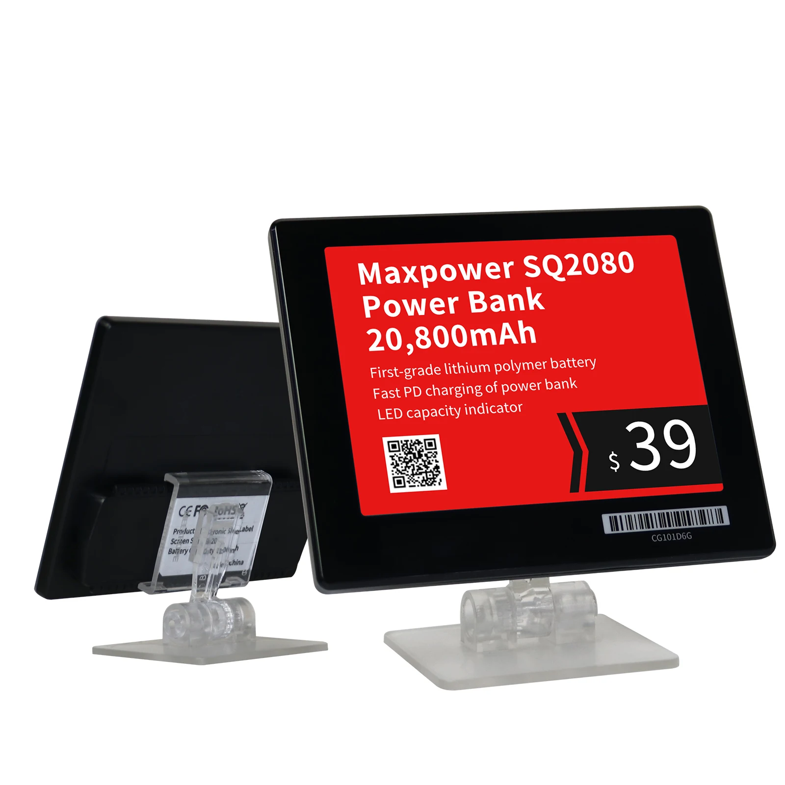 PANDA E-Ink Accessories Product Display Stand E-Paper Accessories ESL stand for Supermarket Electronics Store Product Display