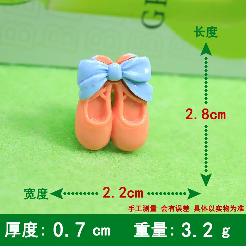 100 قطعة Kawaii الراتنج فلاتباك مصغرة فستان أحذية DIY بها بنفسك ل جراب هاتف دبوس الشعر المفاتيح أقراط سجل القصاصات دمية اكسسوارات #6