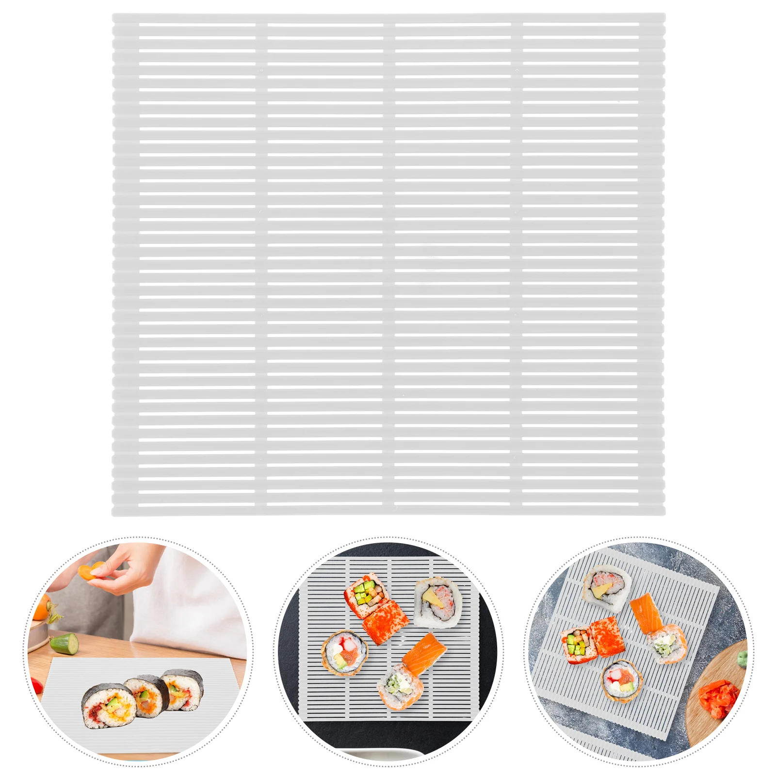 

4Pcs Sushi Rolling Pad Tools Lightweight Compact Sushi Making Supplies Home Party Kitchen Supplies