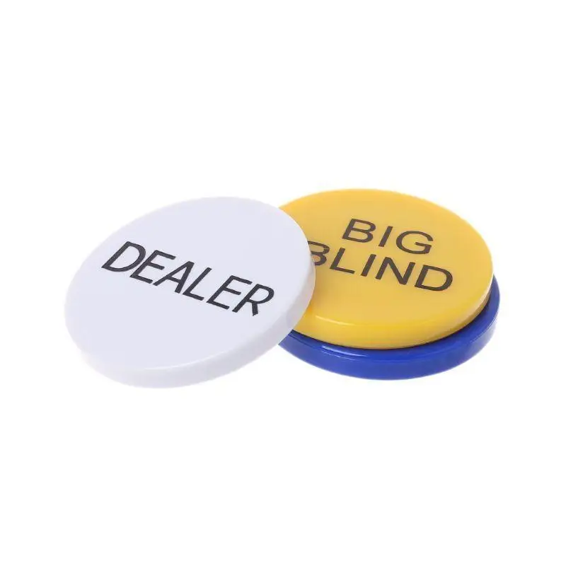 

652F Set of 3Pcs Profession Casino Hold Dealer Accessories Small Blind