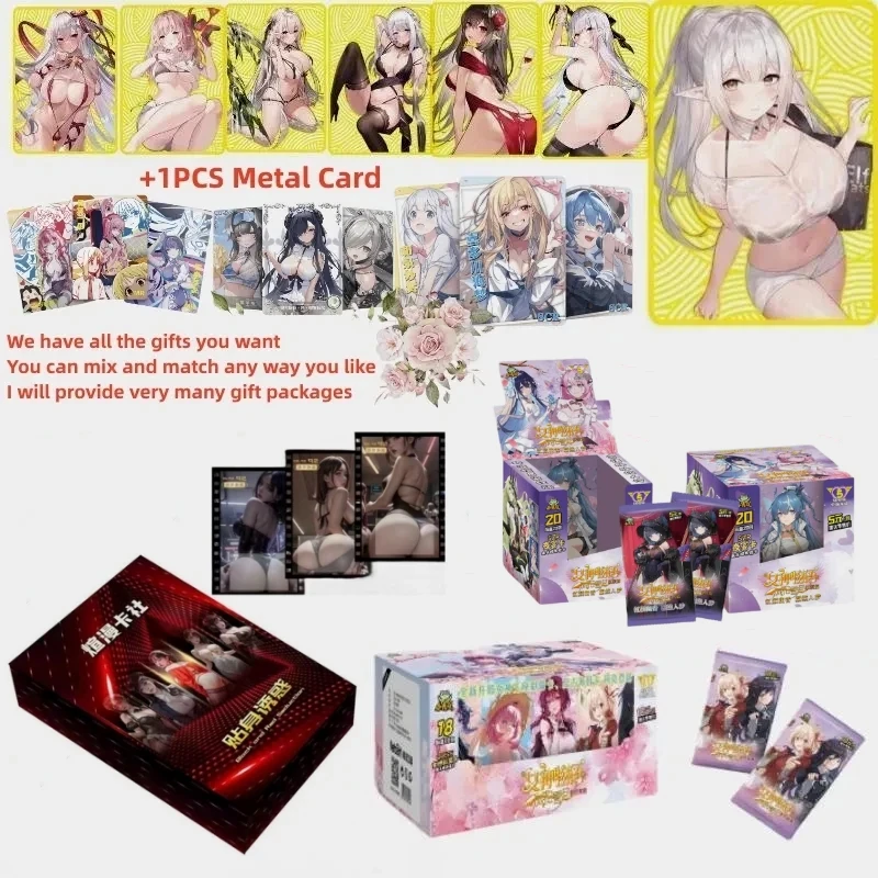 

2023 New Goddess Story Collection Card Booster Box+Metal Card Swimsuit Bikini Feast Booster Box Doujin Toys And Hobbies Gift