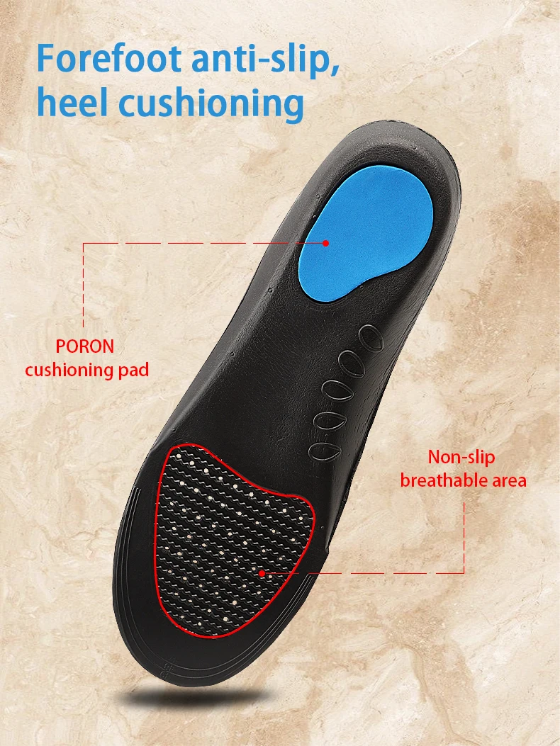 1 Paar orthopädische Schuheinlagen aus EVA-Material, mit Fußgewölbestütze, für Männer und Frauen, bequeme Schuhpolster für alle Schuharten. – Detail 7