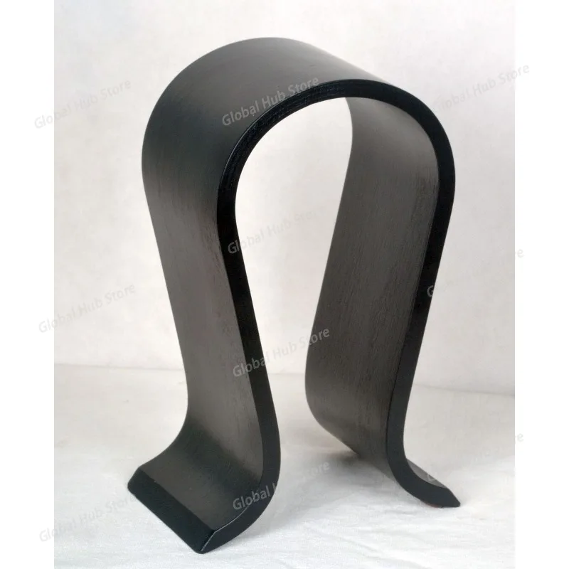 Universal U-shaped Wooden Headphone Stand Headphones Headset Holder Hanger Desk Headset Display Shelf Rack for Gaming Headphones