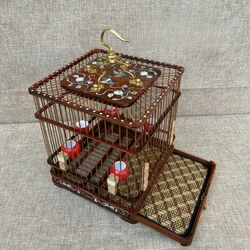 Cute Products Hut Bird Cages Parrot House Habitat Outdoor Bird Cages Backpack Stand Gabbia Pappagallo Bird Supplies RR50BN