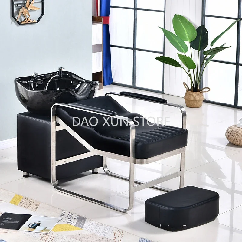 Therapy Sink  Beauty Salon Chairs Hair Salon Water Circulation Head Spa Hair Wash Chair Comfort Lavacabezas Salon Equipment